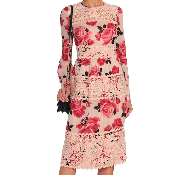 kate spade pink lace dress